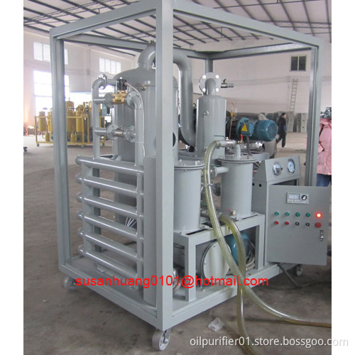 Two-stage vacuum Insulating oil treatment plant/ Transformer oil purification machine